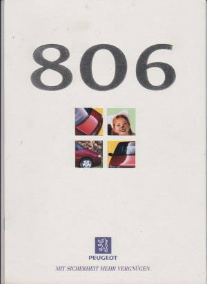Peugeot  806 Prospekt 1996