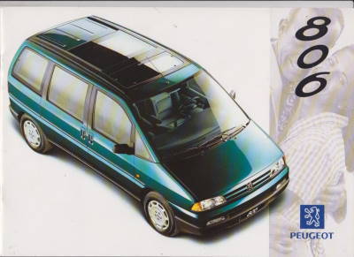 Klasse: Peugeot  806 Prospekt 1995