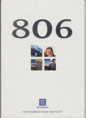 Peugeot  806 Prospekt 1998