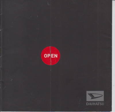 Daihatsu Copen 2003 Prospekt