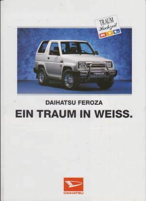 Daihatsu Feroza RTL Traumhochzeit Prospekt