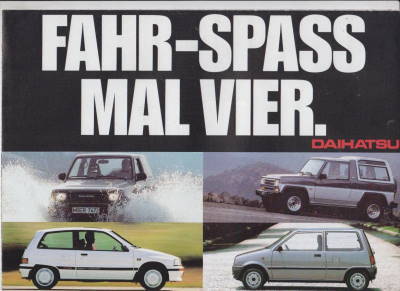 Daihatsu Programm Autoprospekt