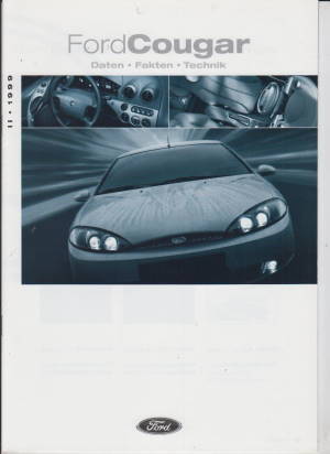 Ford Cougar Prospekt Technik 1999