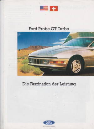 Ford Probe GT Turbo Prospekt 1990