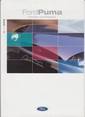 Ford Puma Farbkarte 1999