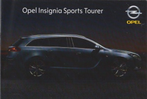 Opel Insignia Sports Tourer Prospekt 2008