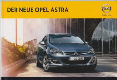 Opel  Astra Autoprospekt 2012