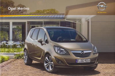 Opel Meriva Autoprospekt 2012
