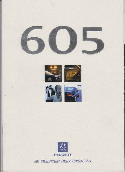 Peugeot  605 Prospekt 1996
