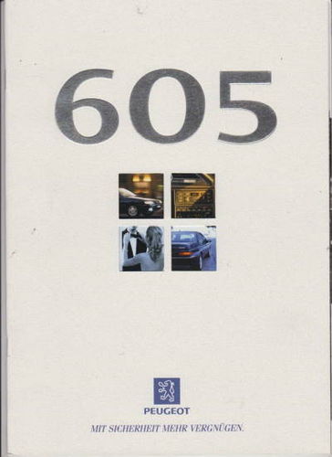 Peugeot  605 Prospekt 1996