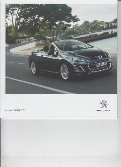 Peugeot 308 CC Prospekt 2011