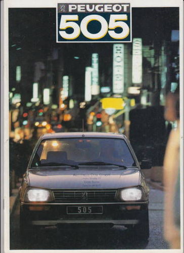 Peugeot  505 Prospekt 1987