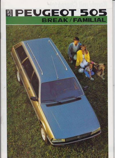 Peugeot  505 Break Prospekt 1986