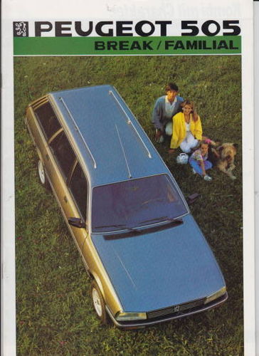 Peugeot  505 Break Prospekt 1986