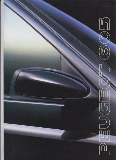 Peugeot  605 Prospekt 1989