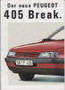 Peugeot  405 Break 1988  Prospekt