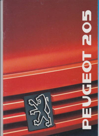 Peugeot  205 Prospekt 1989 Greece
