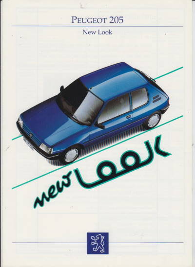 Peugeot 205 New Look Prospekt 1992