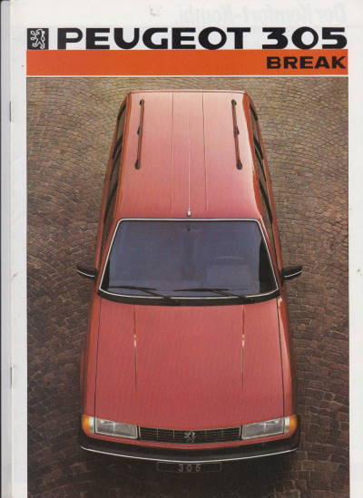 Peugeot  305 Break Prospekt 1986