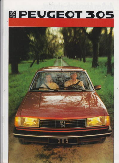Peugeot  305 Prospekt 1986