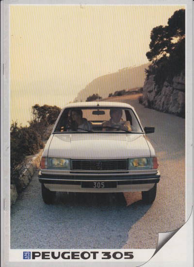 Peugeot  305 Prospekt 1983 NL