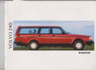 Volvo 240  Prospekt 1992 Finnland