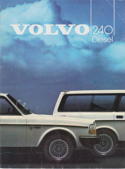 Volvo 240 Diesel Prospekt 1984 F