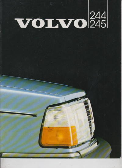 Volvo 244 - 245 Autoprospekt 1982
