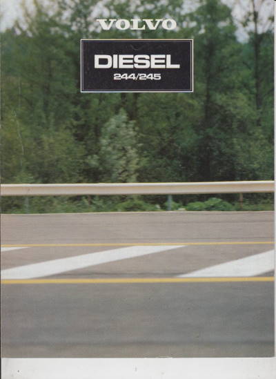Volvo 244 - 245 Diesel Autoprospekt 1981