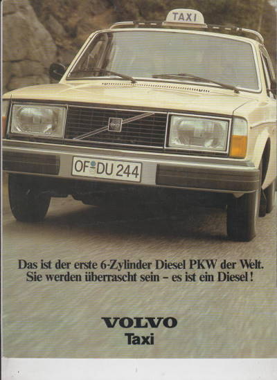 Volvo Taxi Autoprospekt 1979