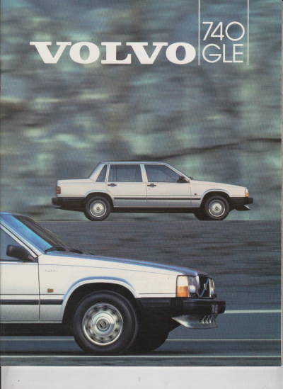 Volvo 740 GLE Prospekt 1984