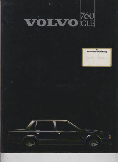 Volvo 760 GLE Prospekt 1982
