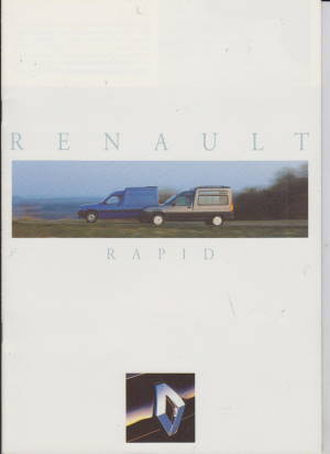 Renault Rapid Prospekt 1992
