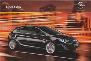 Opel  Astra Autoprospekt Broschüre 2009
