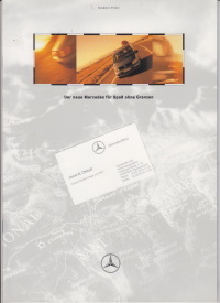 Autoprospekt Mercedes Vito Marco Polo 1997