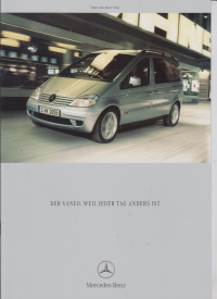 Autoprospekt Mercedes Vaneo 2003