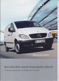 Mercedes Vito Worker und Choice Prospekt 2008