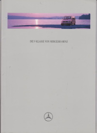 Mercedes V Klasse Prospekt 1996