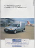 Ford Kleintransporter Prospekt 2001
