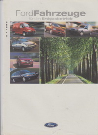Ford Programm Prospekt 8/99