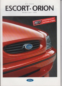 Ford Escort und Orion  Autoprospekt 1993