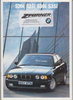 BMW 5er Reihe neuwertiger Prospekt 1989