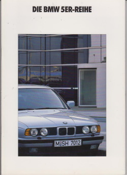 Autoprospekt BMW 5er 2 - 1991