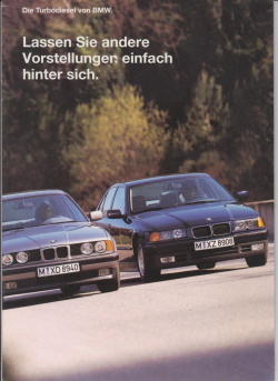 BMW Turbodiesel 1993 Prospekt
