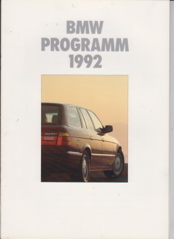 BMW Programm Prospekt 1991
