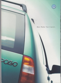 VW Polo Variant 1998 Werbeprospekt