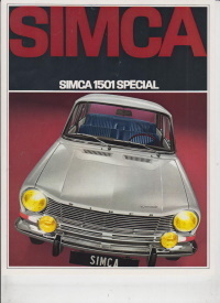 Simca 1501 Special Prospekt 1968