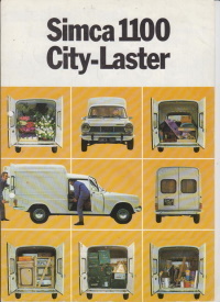Simca 1100 City Laster Prospekt