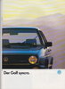 VW  Golf syncro Prospekt 1986