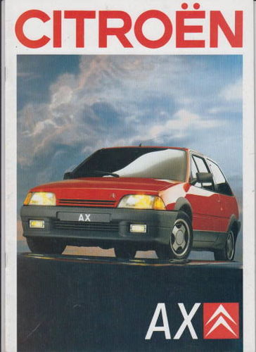 Citroen AX Prospekt 1988